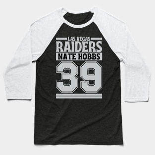 Las Vegas Raiders Hobbs 39 Edition 3 Baseball T-Shirt